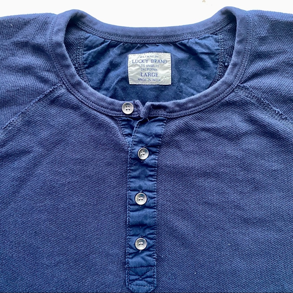 Lucky Brand men’s long sleeve henley
